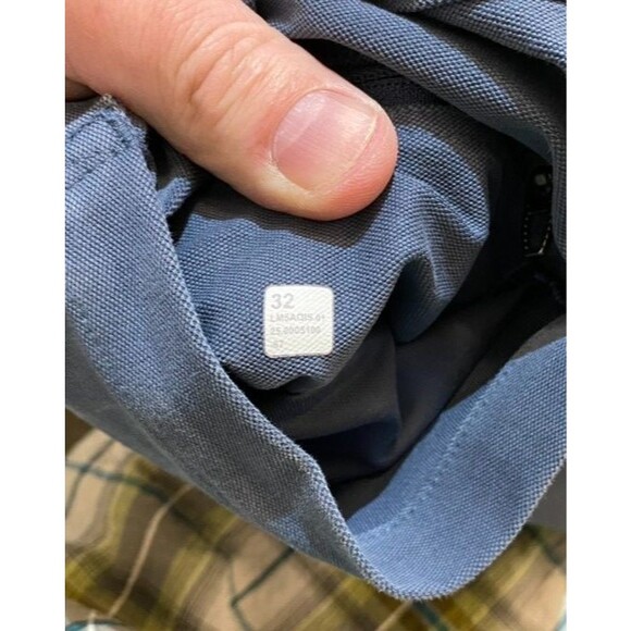 Lululemon Tech Canvas ABC Mens 32X32 Slim Stretch Desert Blue LM5AQIS Pants - Picture 9 of 9